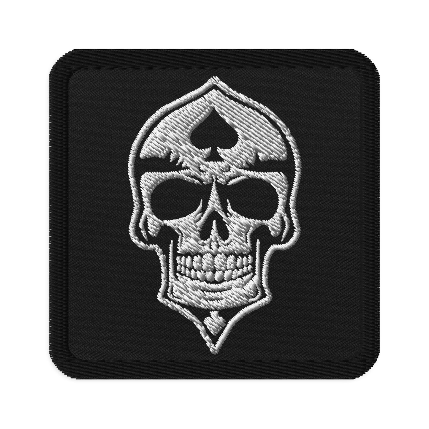 Skulled Embroidered Patch