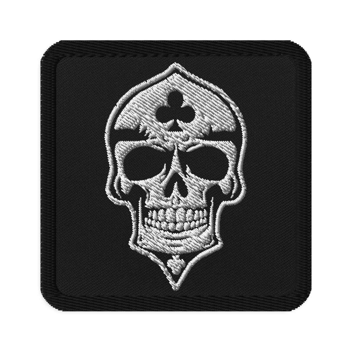 Skulled Embroidered Patch