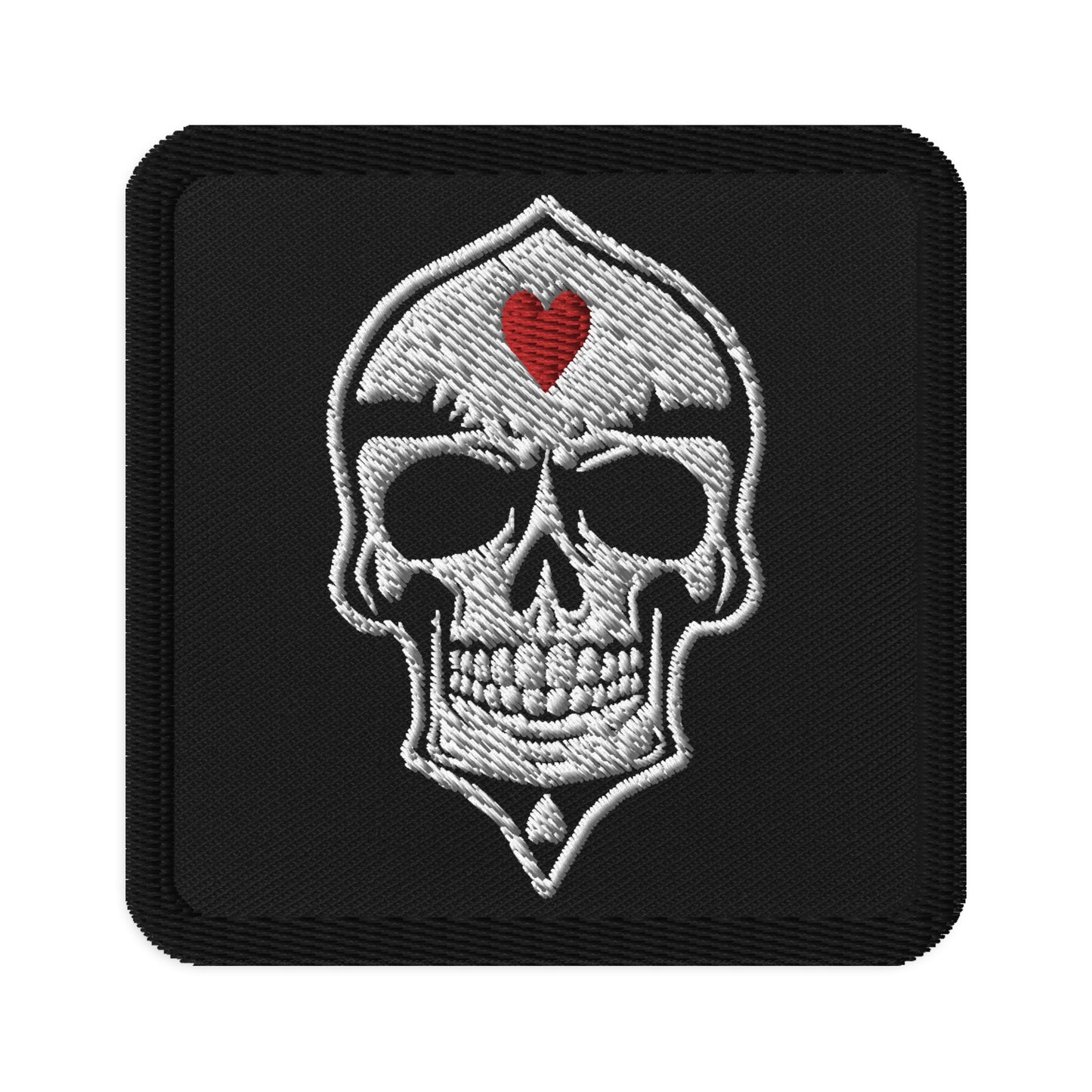 Skulled Embroidered Patch