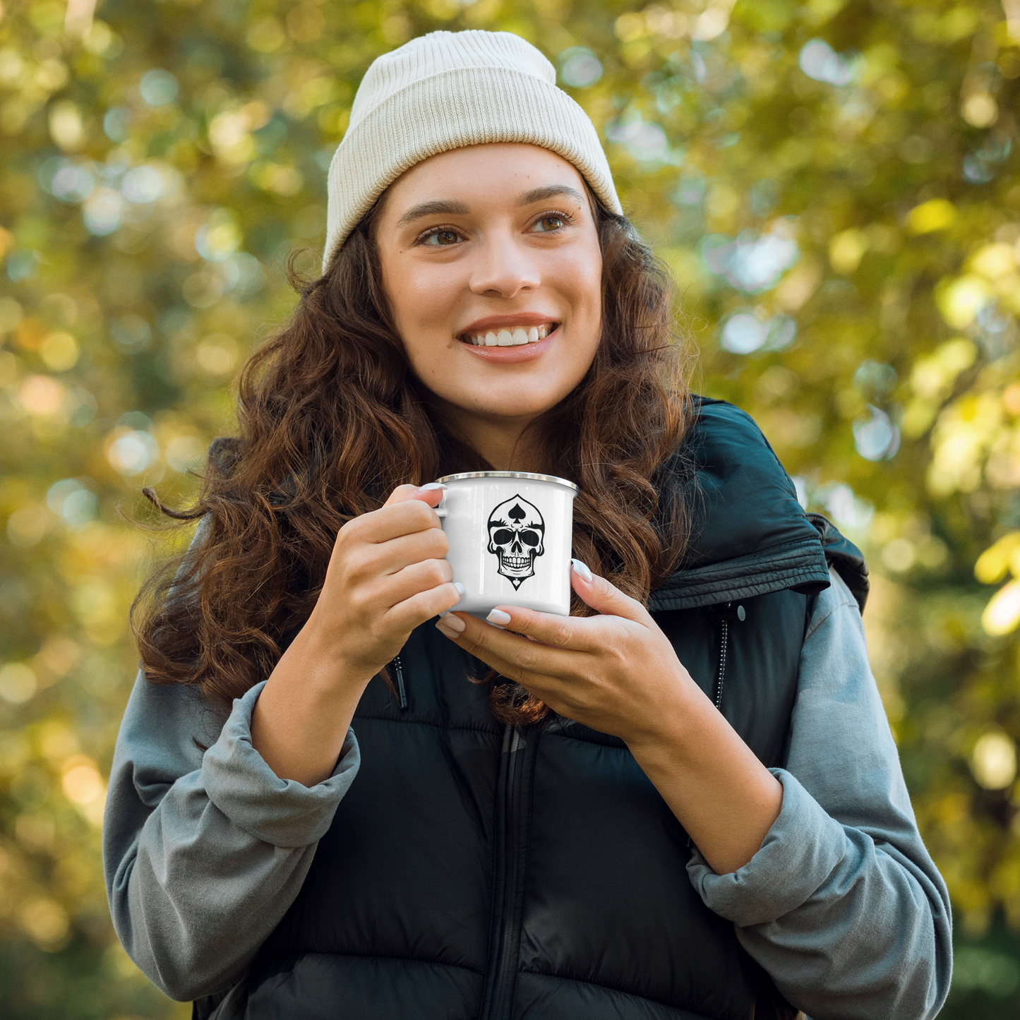Skulled Camper Mug