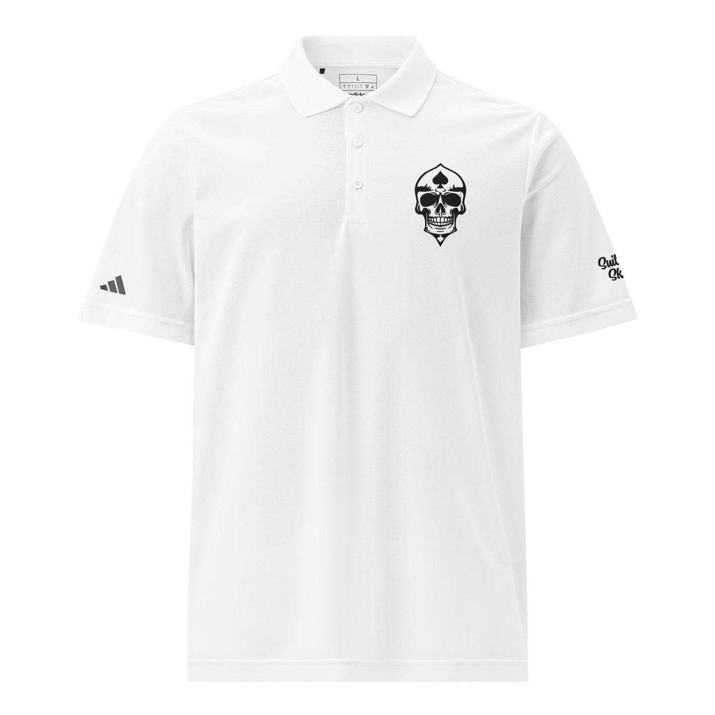 Skulled Adidas Poker Polo, Spades