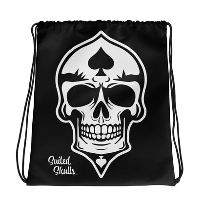 Skulled Drawstring Bag