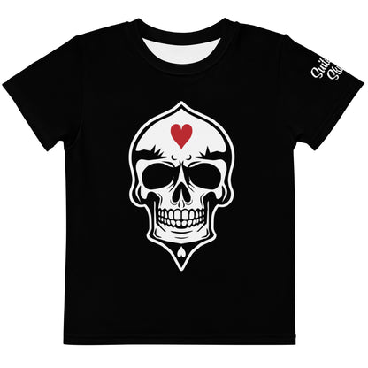 Skulled T-Shirt, Hearts (Kids)