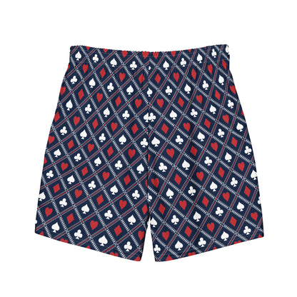 Suited Border Swim Trunks