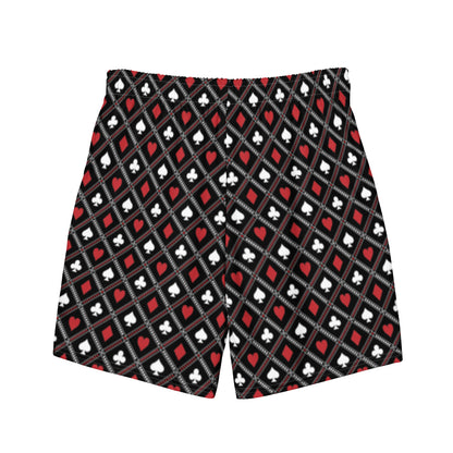 Suited Border Swim Trunks