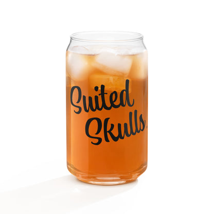 Skulled Can Glass