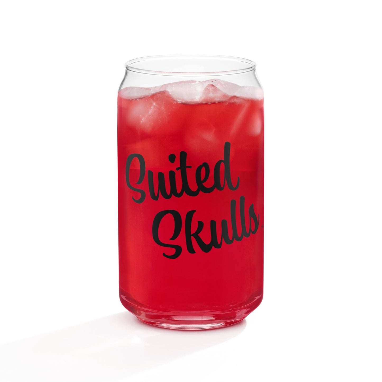 Skulled Can Glass