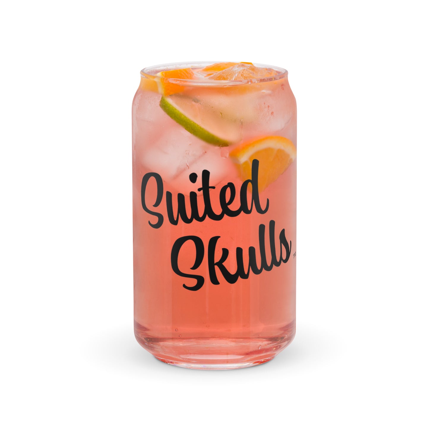 Skulled Can Glass