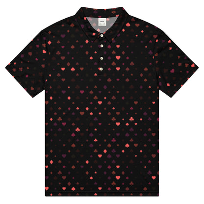 Suited Matrix Slim Fit Poker Polo