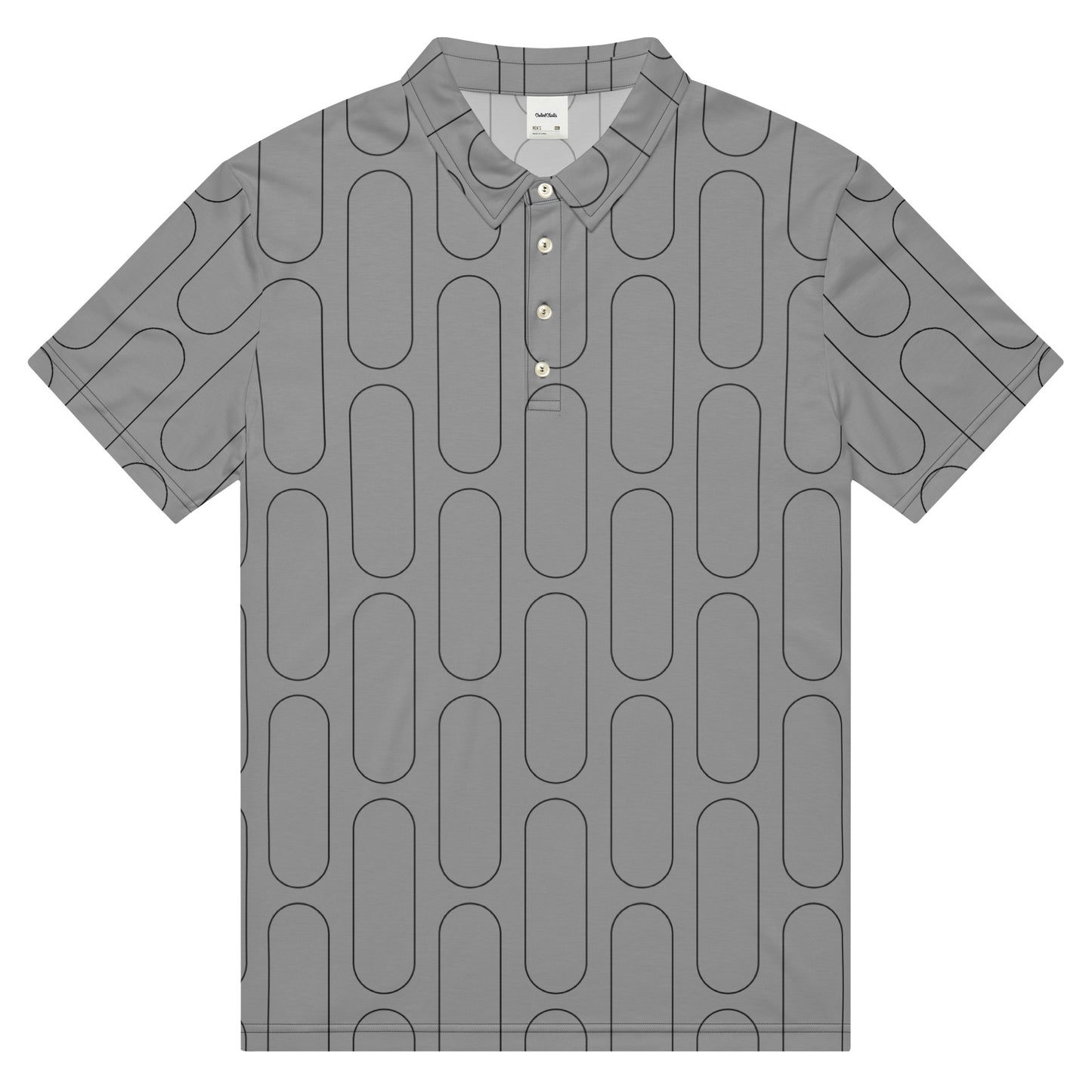 Suited Betting Line Slim Fit Poker Polo