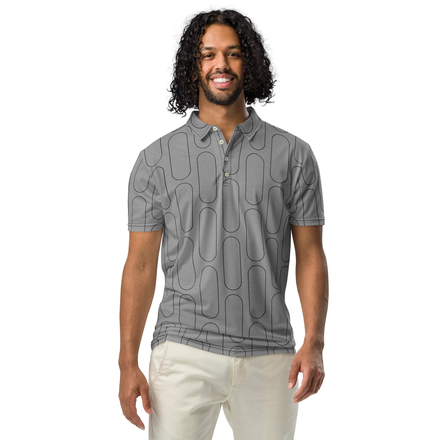 Suited Betting Line Slim Fit Poker Polo