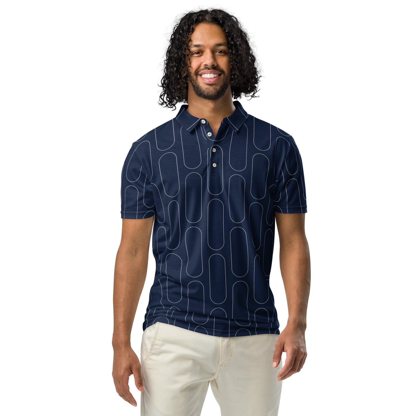 Suited Betting Line Slim Fit Poker Polo