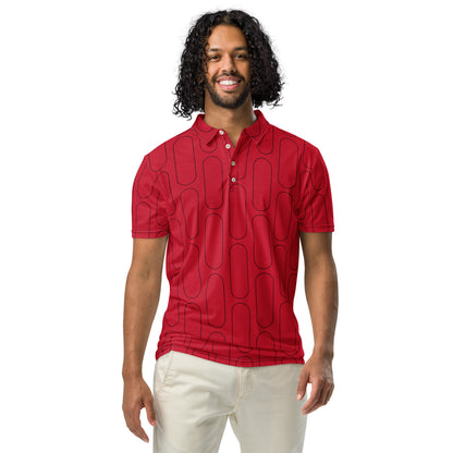 Suited Betting Line Slim Fit Poker Polo