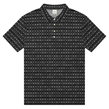 Suited Monotone Slim Fit Poker Polo