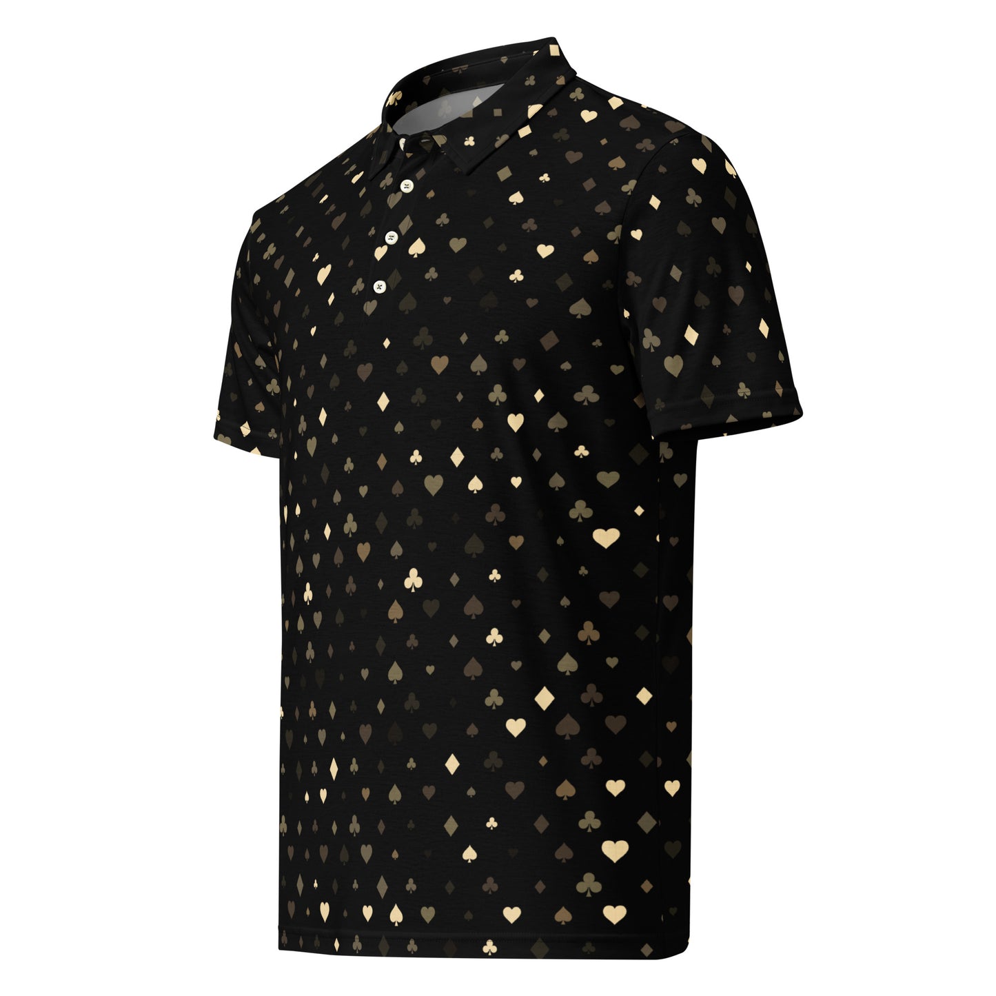 Suited Matrix Slim Fit Poker Polo