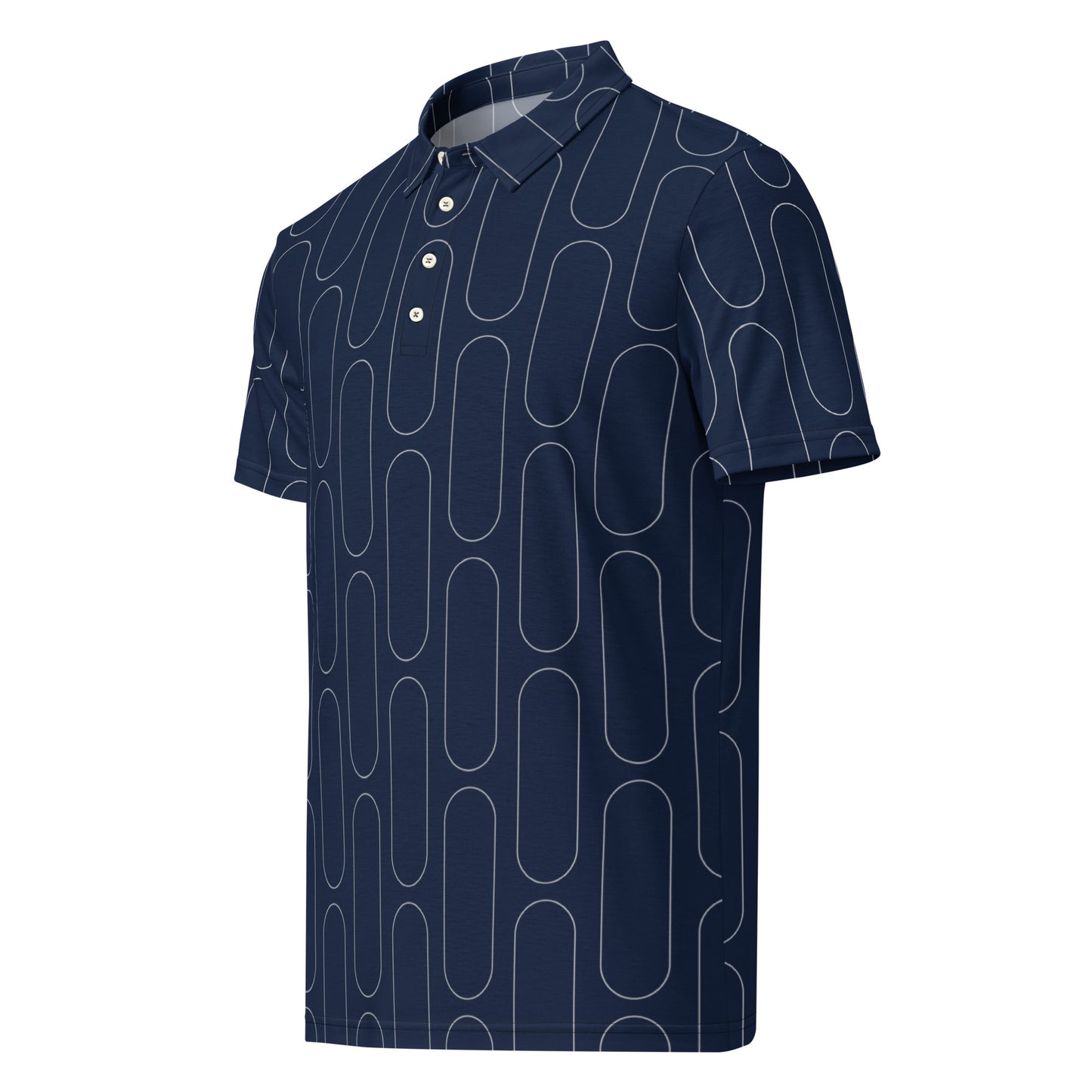 Suited Betting Line Slim Fit Poker Polo