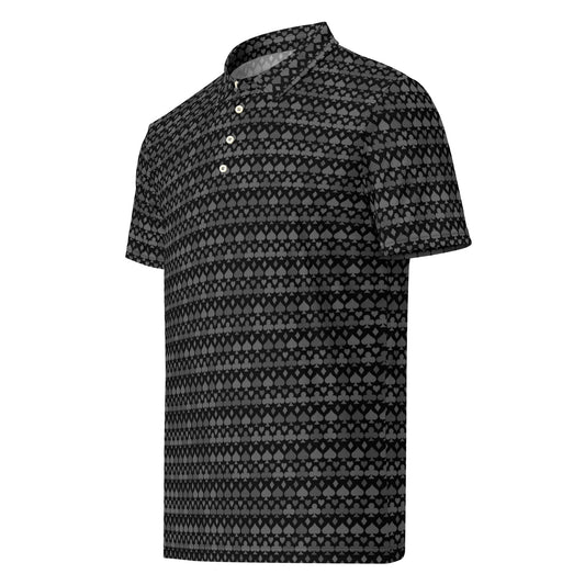 Suited Monotone Slim Fit Poker Polo