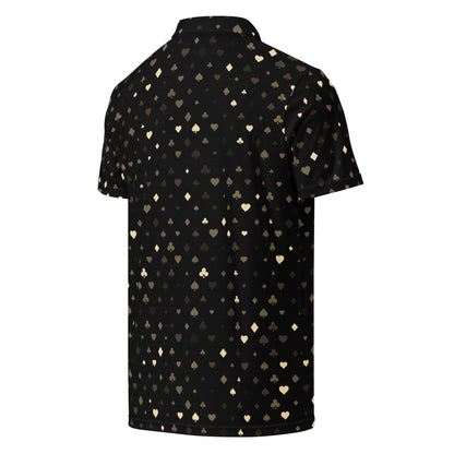 Suited Matrix Slim Fit Poker Polo