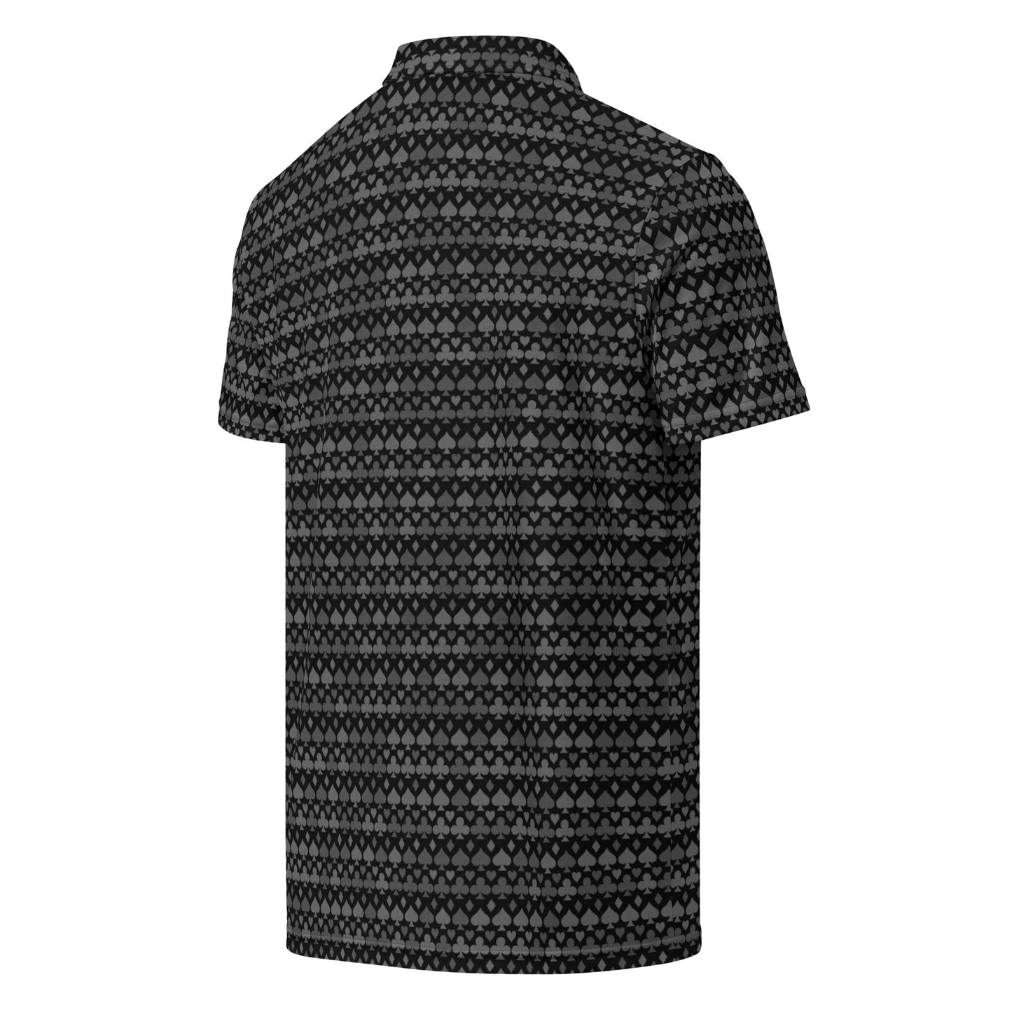 Suited Monotone Slim Fit Poker Polo