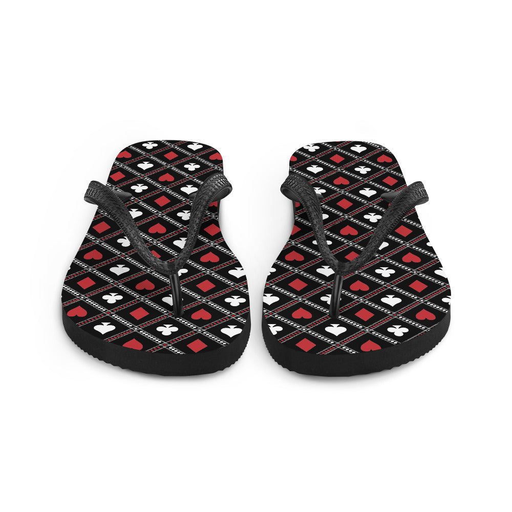 Suited Border Flip-Flops