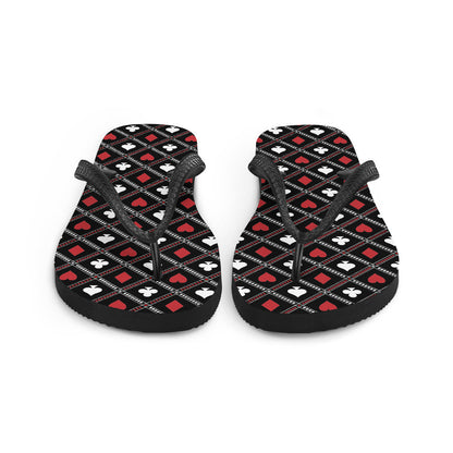 Suited Border Flip-Flops