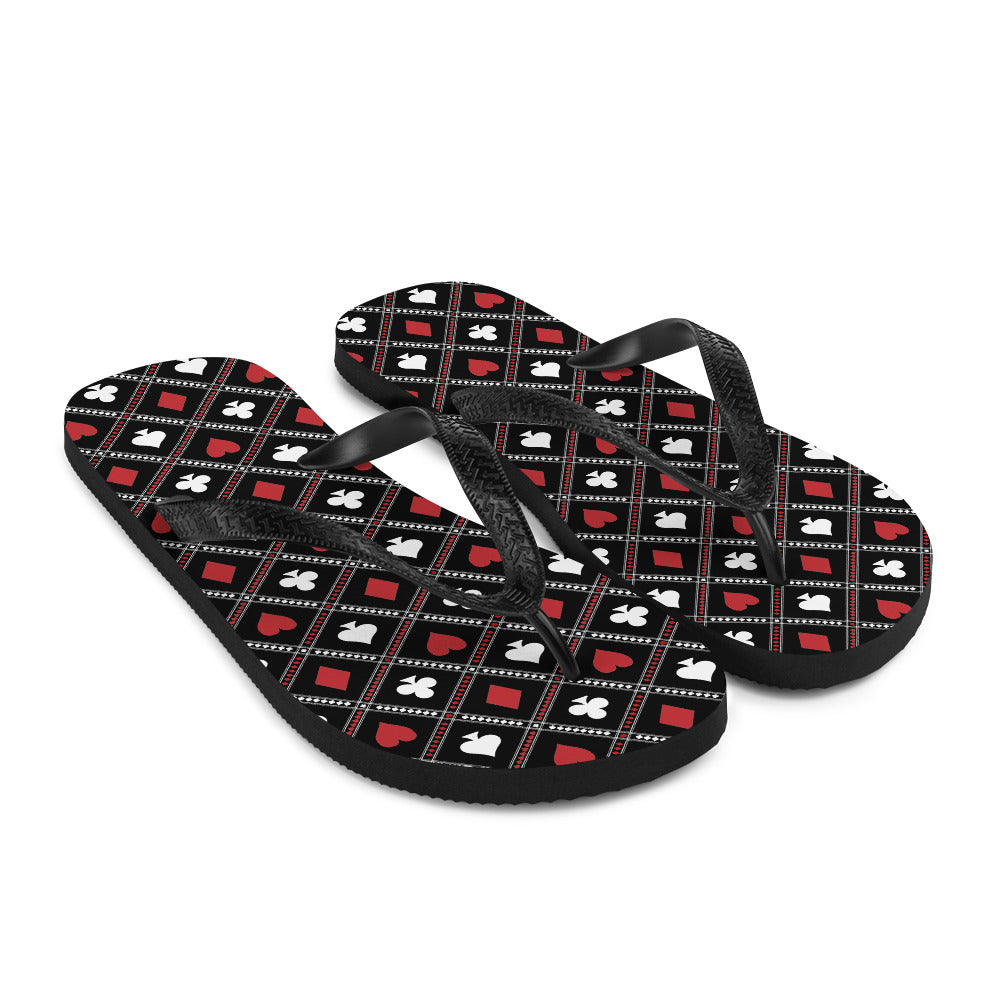 Suited Border Flip-Flops