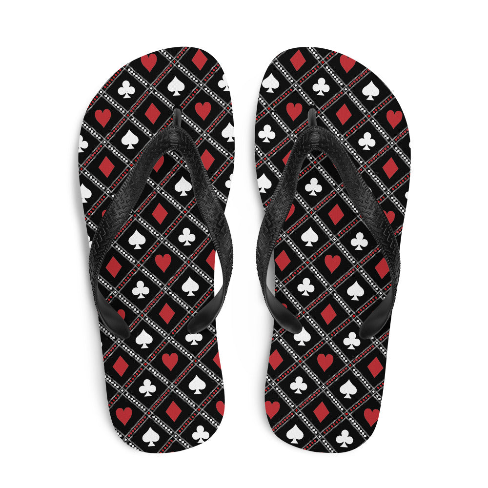 Suited Border Flip-Flops