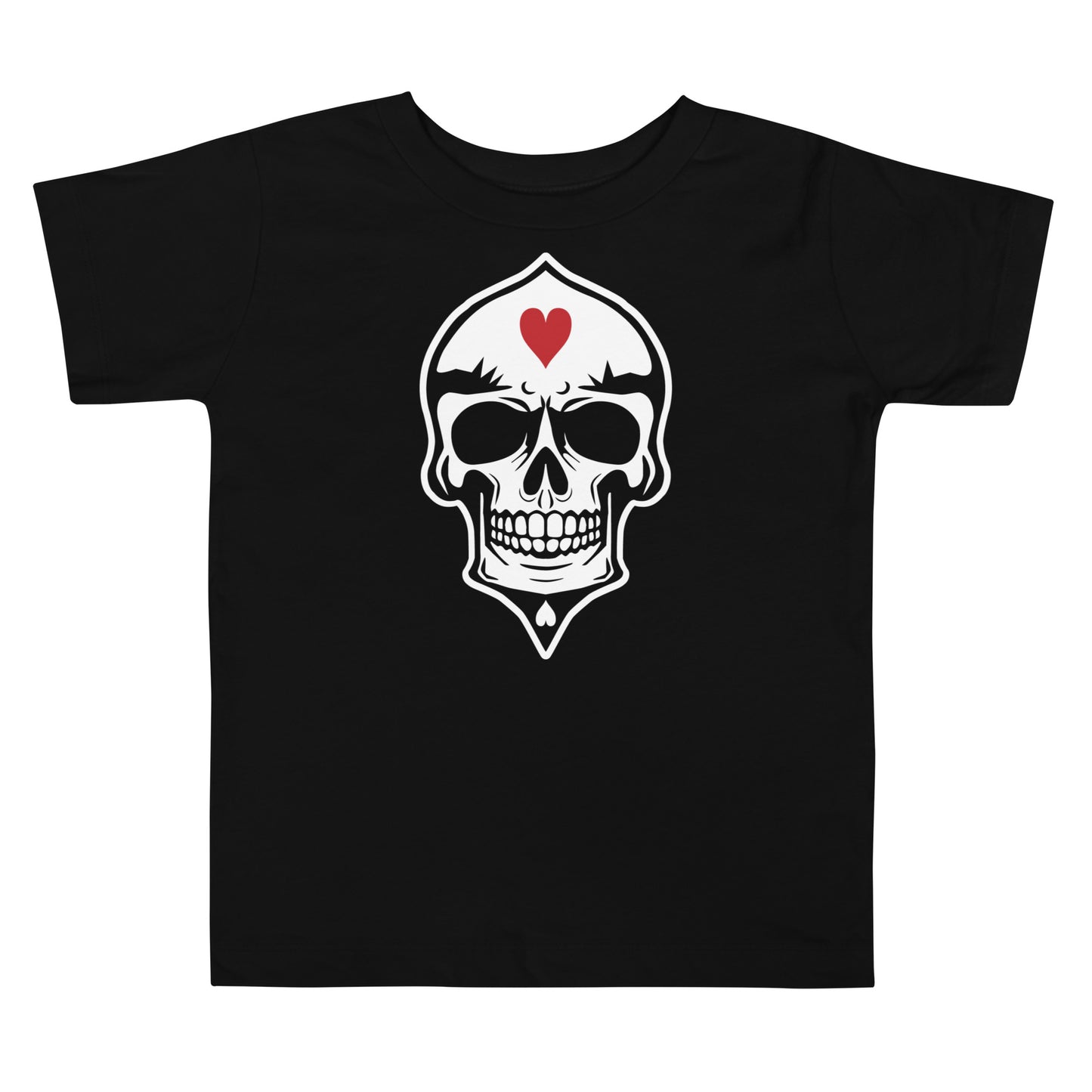 Skulled T-Shirt, Hearts (Toddler)