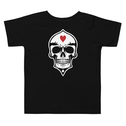 Skulled T-Shirt, Hearts (Toddler)