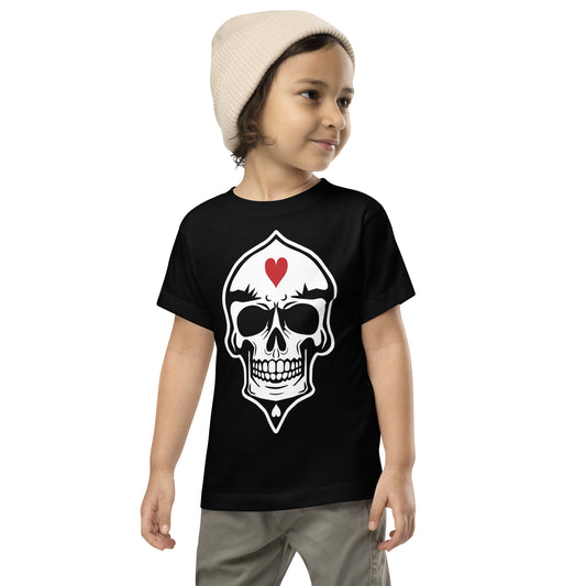 Skulled T-Shirt, Hearts (Toddler)