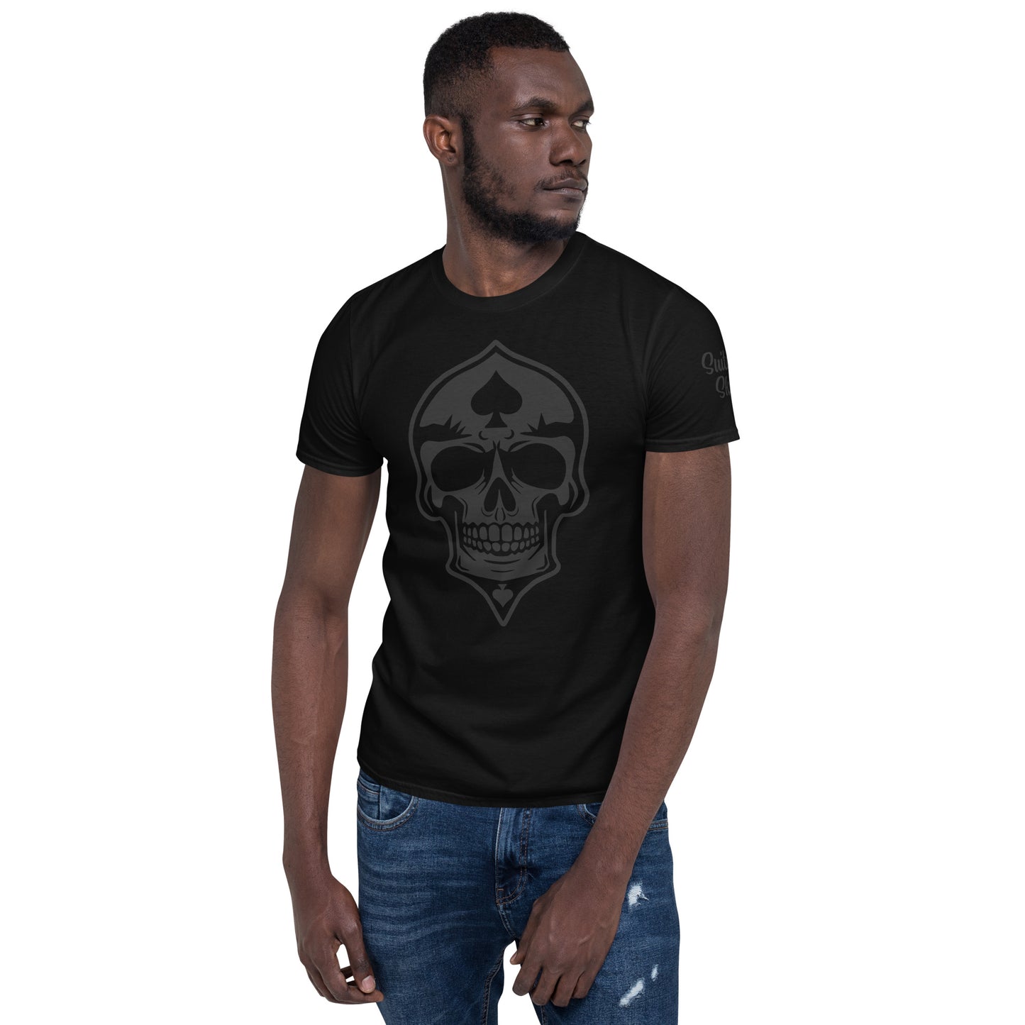 Dark Skulled T-Shirt, Spades