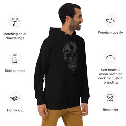 Dark Skulled Hoodie