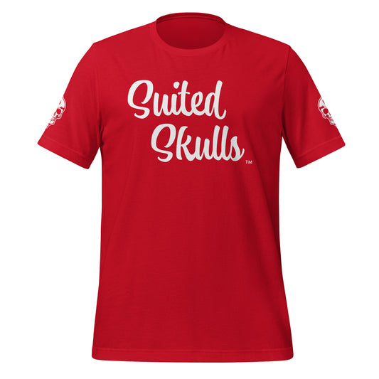 Skulled and Signed T-Shirt, Red