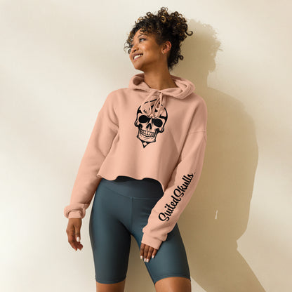 Skulled Crop Hoodie (Women)