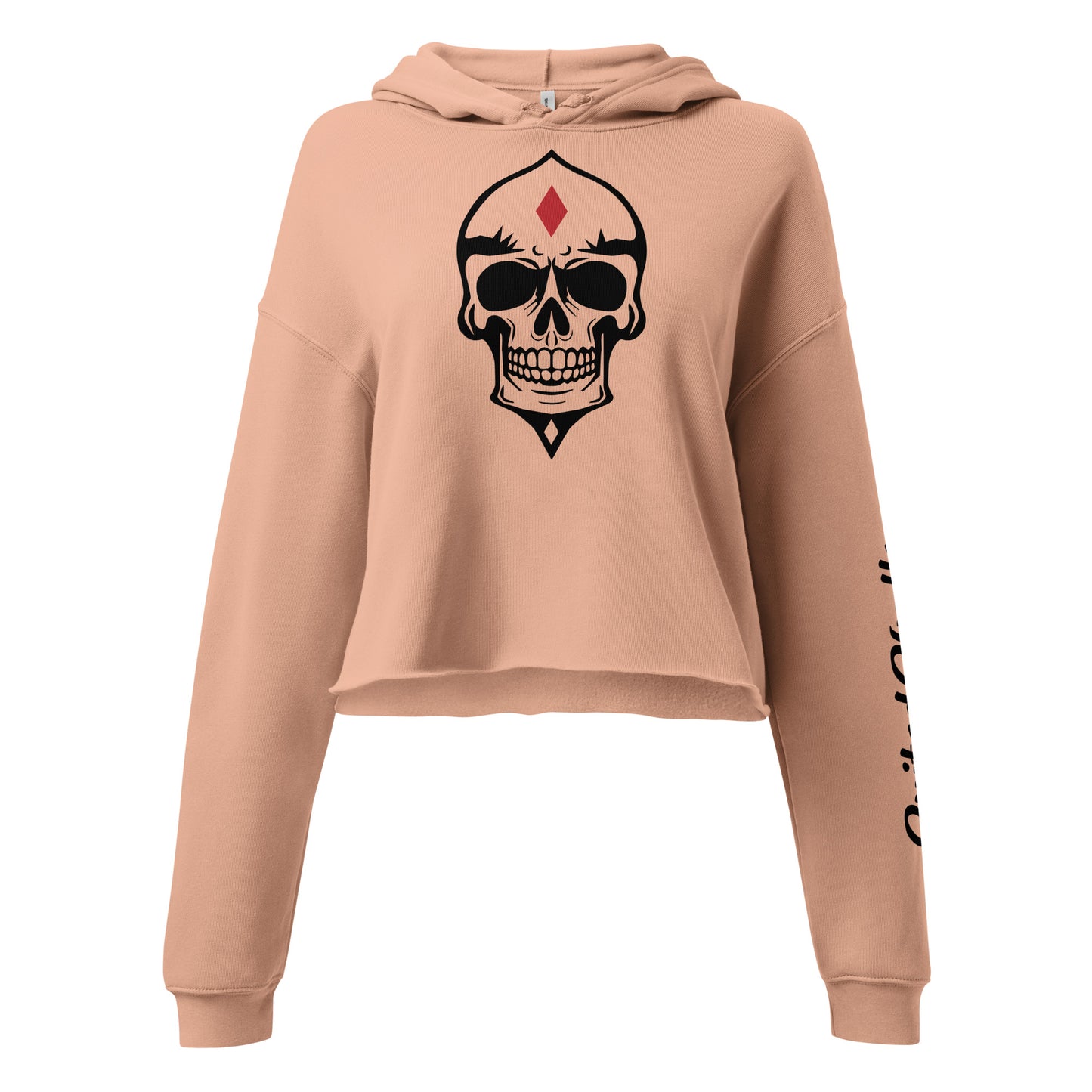Skulled Crop Hoodie (Women)