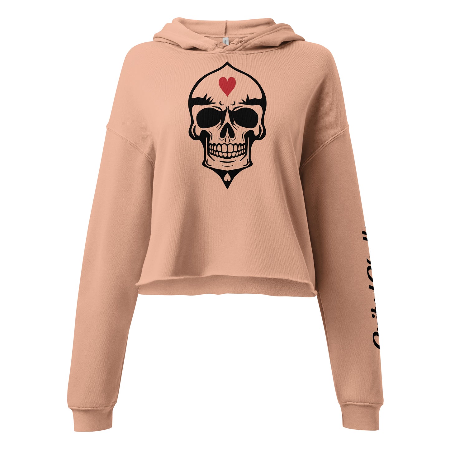 Skulled Crop Hoodie (Women)