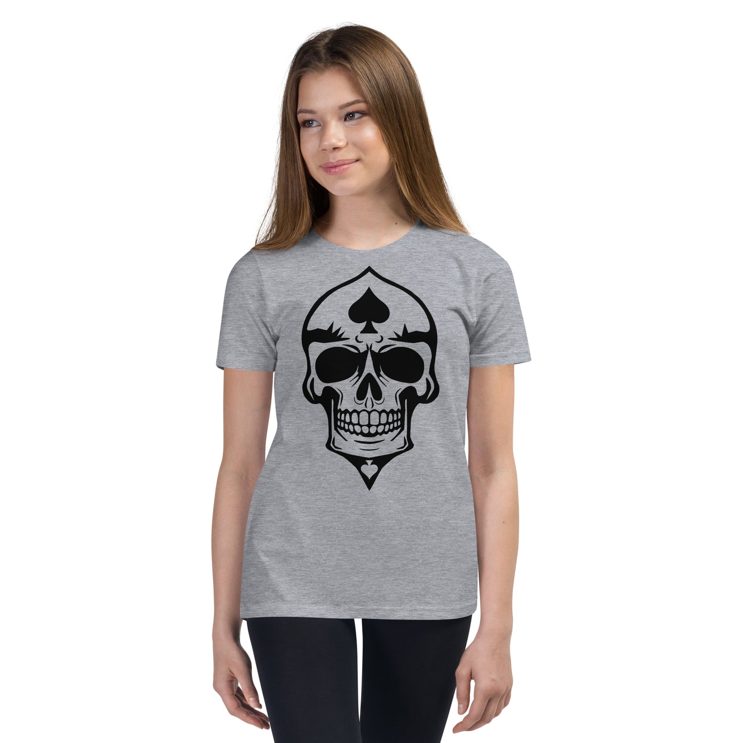 Skulled T-Shirt, Spade (Youth)