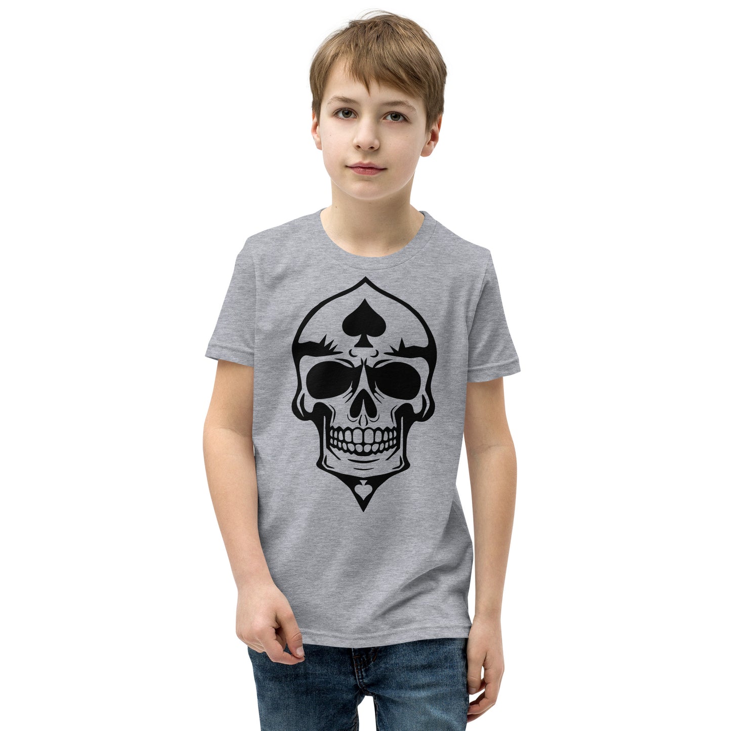 Skulled T-Shirt, Spade (Youth)