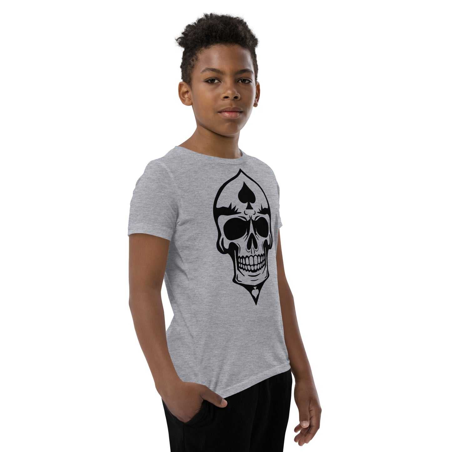 Skulled T-Shirt, Spade (Youth)