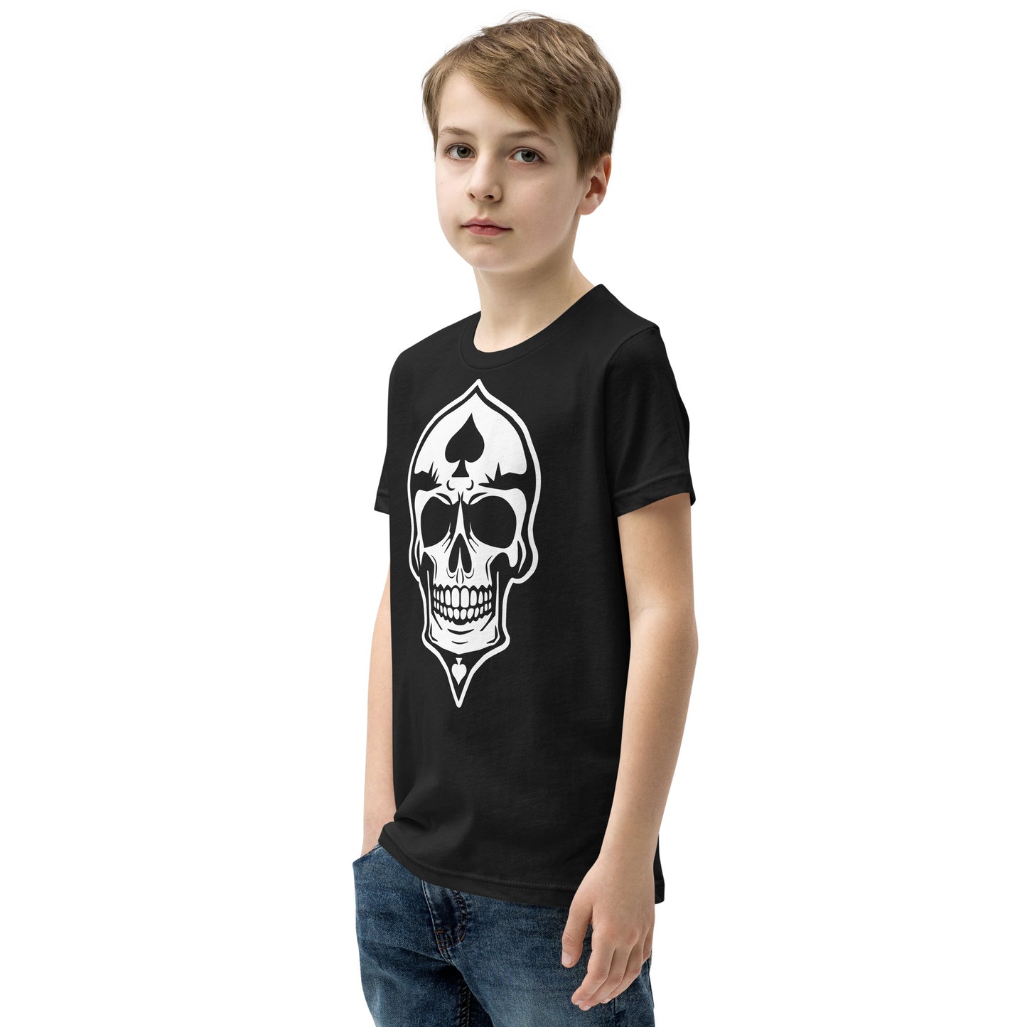 Skulled T-Shirt, Spade (Youth)